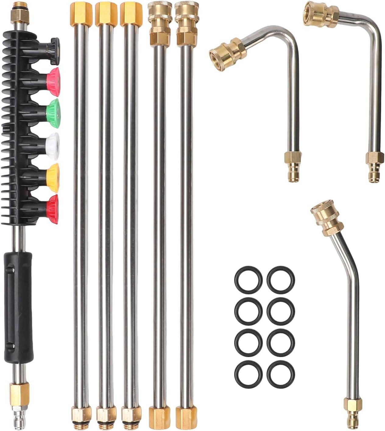 4000 PSI Telescoping High Pressure Power Washer Extension