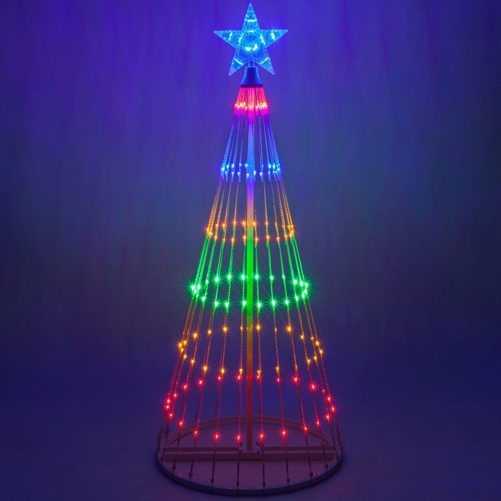 Multicolor LED Outdoor Christmas Tree Lightshow