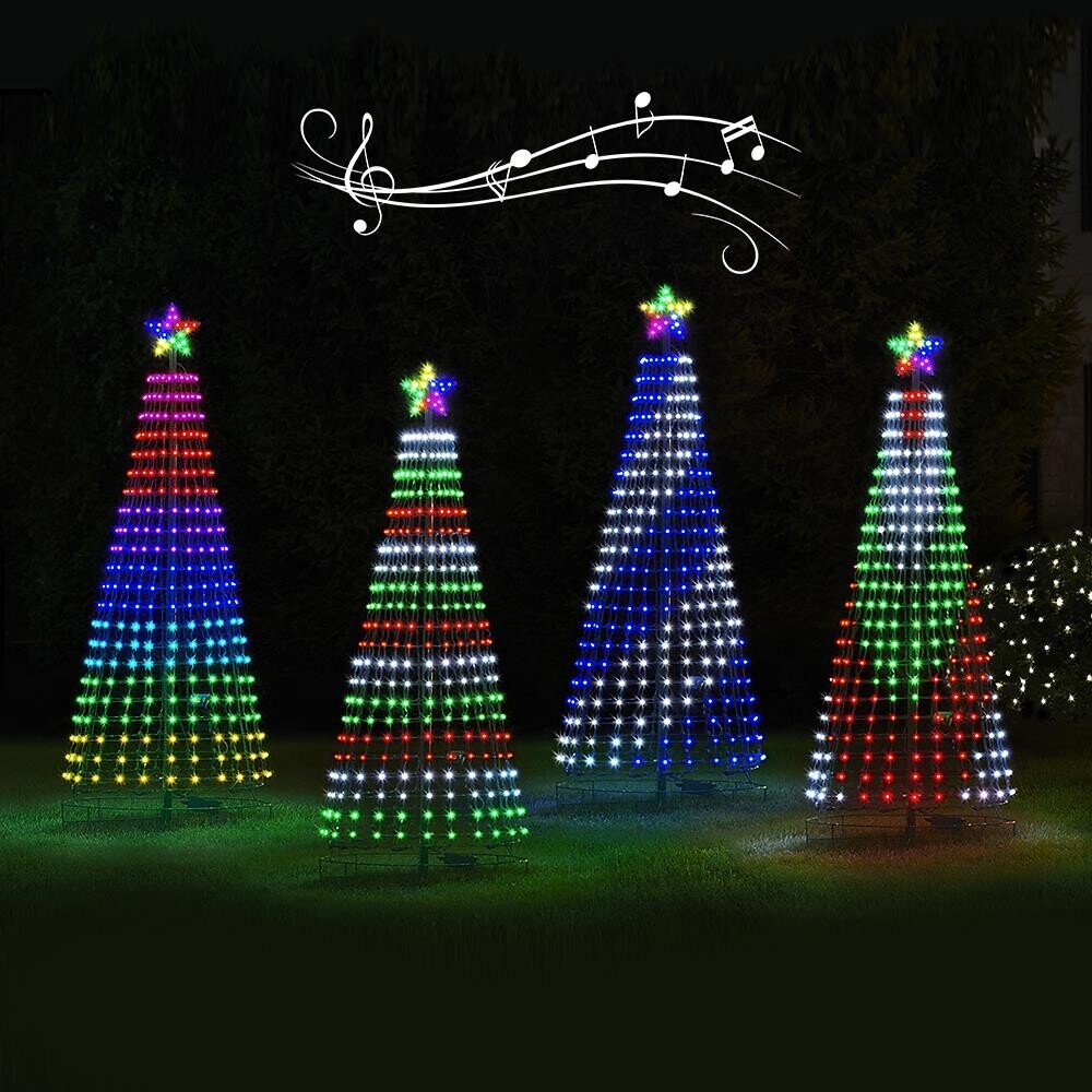 Multicolor LED Outdoor Christmas Tree Lightshow