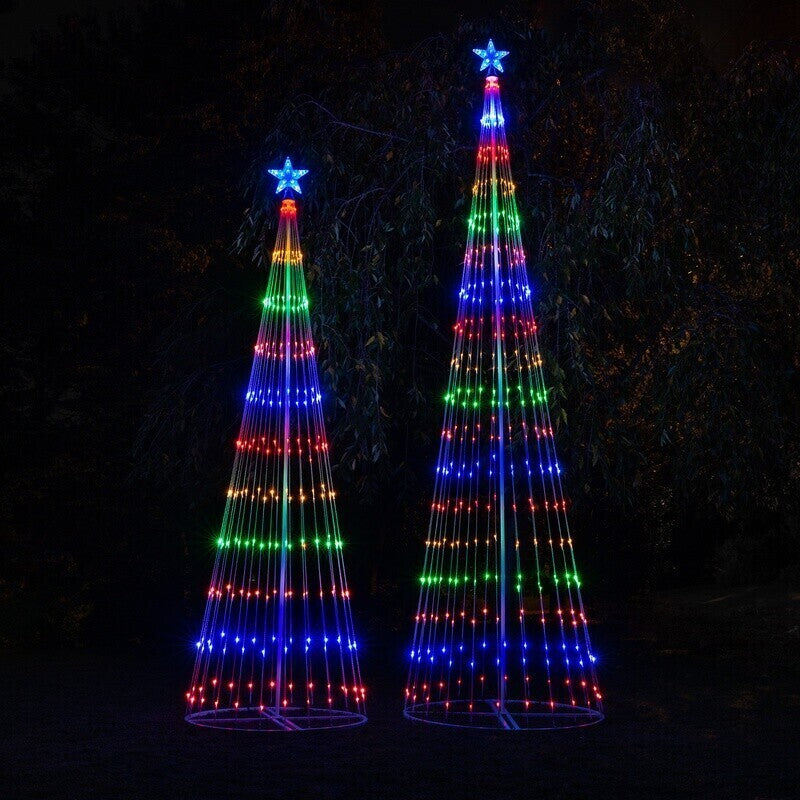 Multicolor LED Outdoor Christmas Tree Lightshow