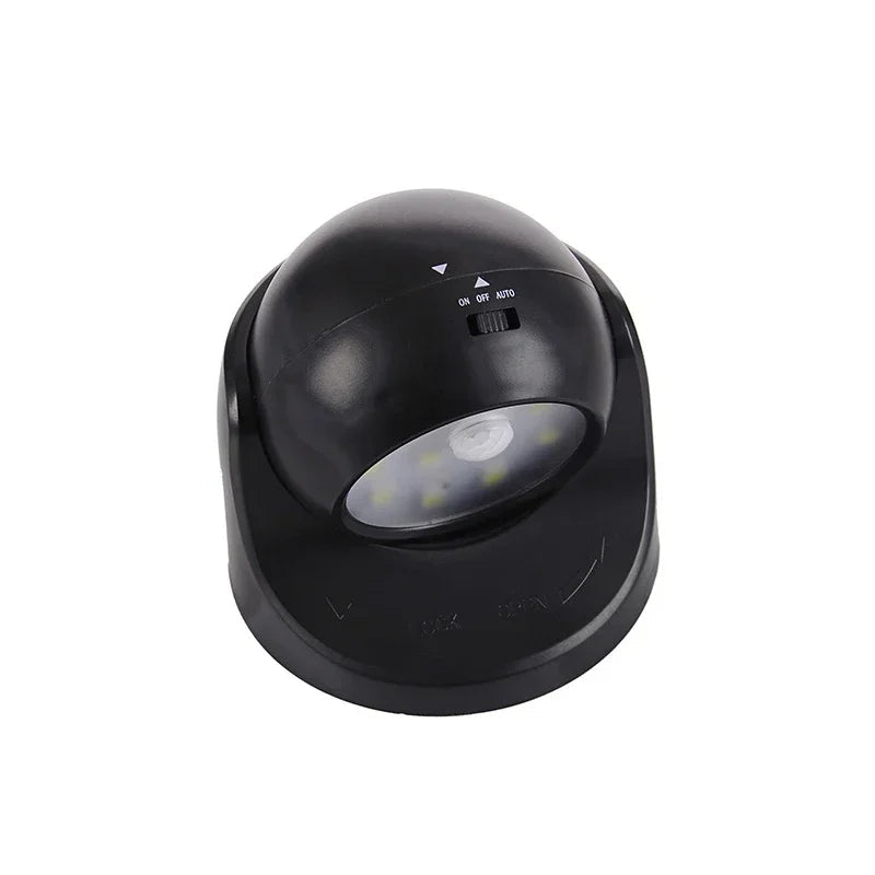 Wireless LED spotlight with motion detector
