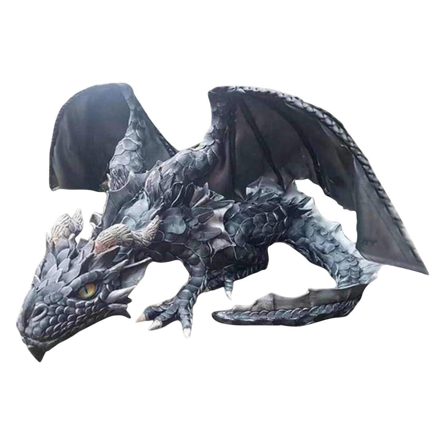 Crouching Dragon Guardian Statue