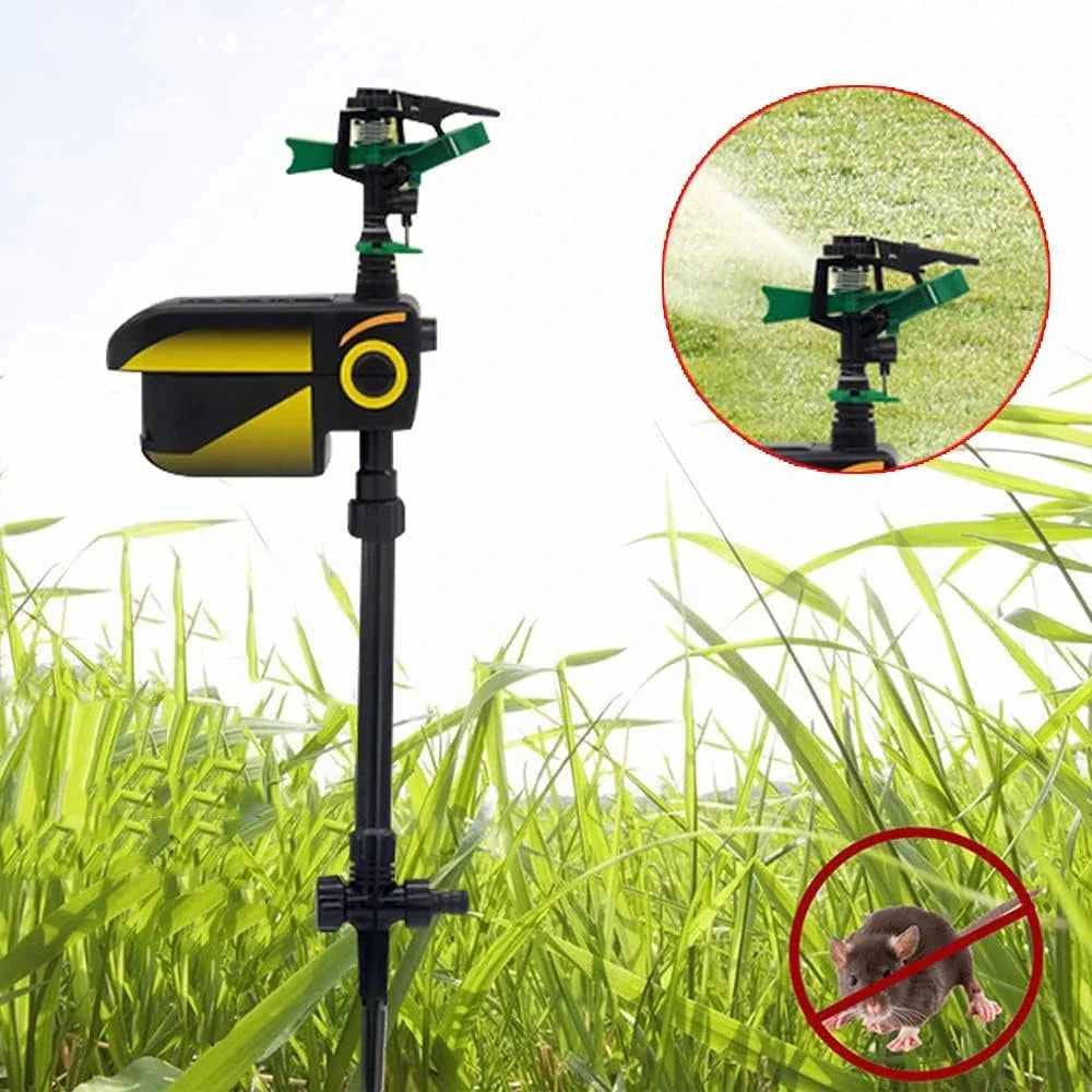 Automatic Motion-Activated Animal Repellent Garden