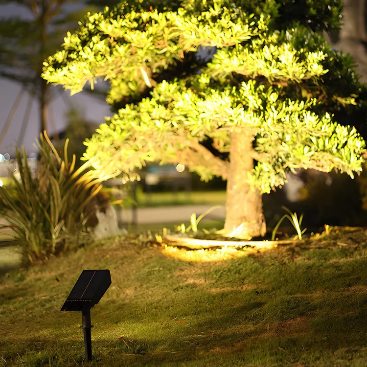 Waterproof LED Solar Multi-zoom Spot Light Landscape