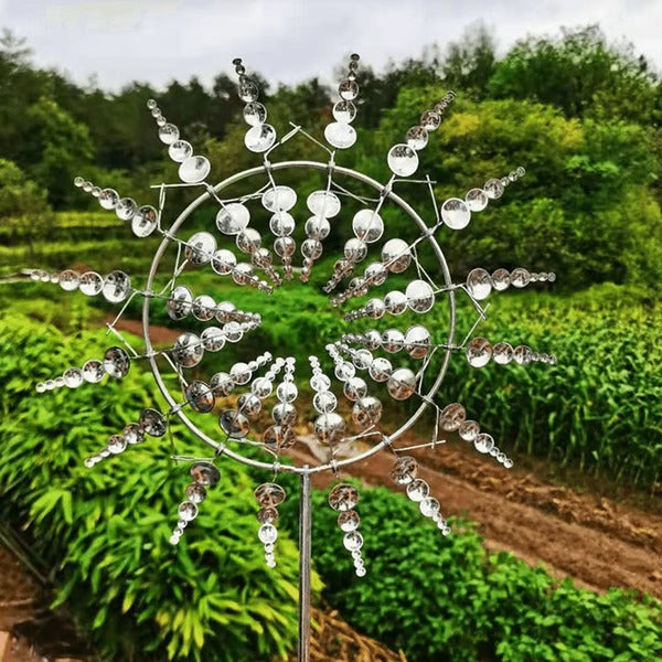 Metal Garden Windmill