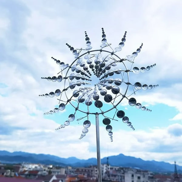 Metal Garden Windmill
