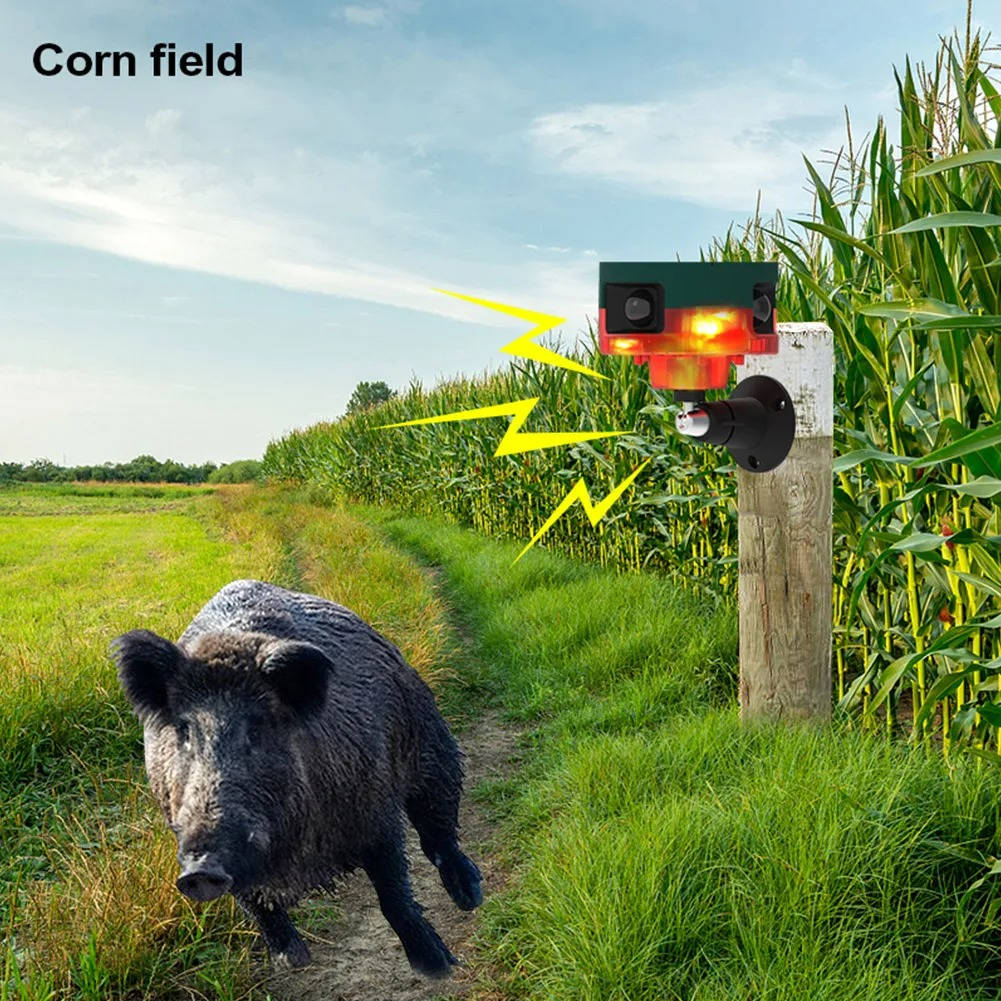 360 Degree Solar Repeller For Pigeon Bird Wild Boar Rabbit