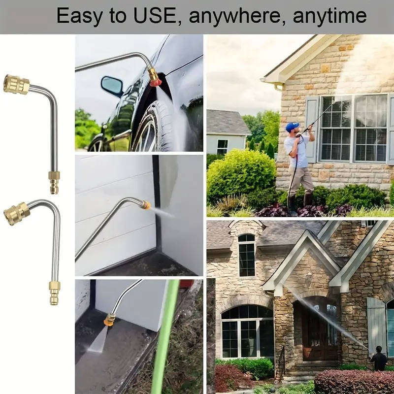 4000 PSI Telescoping High Pressure Power Washer Extension