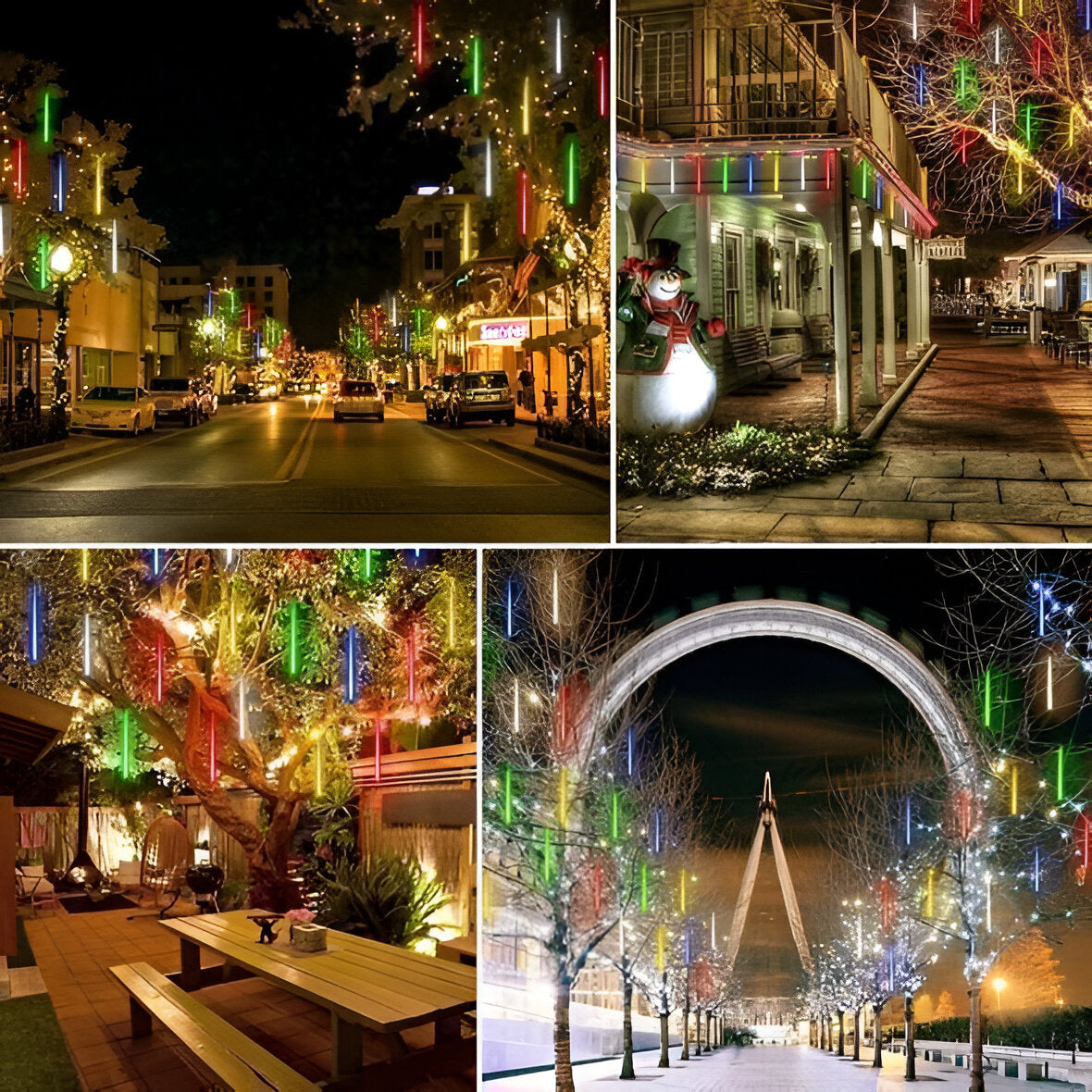 Snowfall Garland Lights