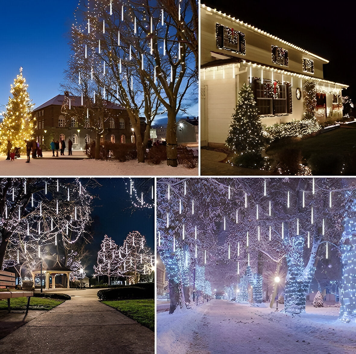 Snowfall Garland Lights