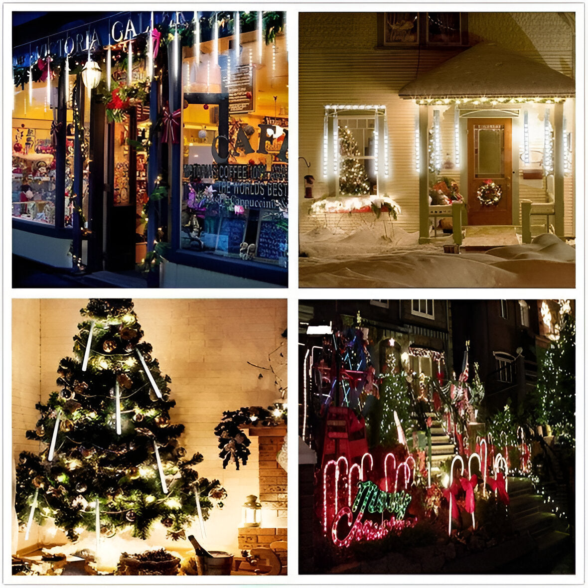 Snowfall Garland Lights