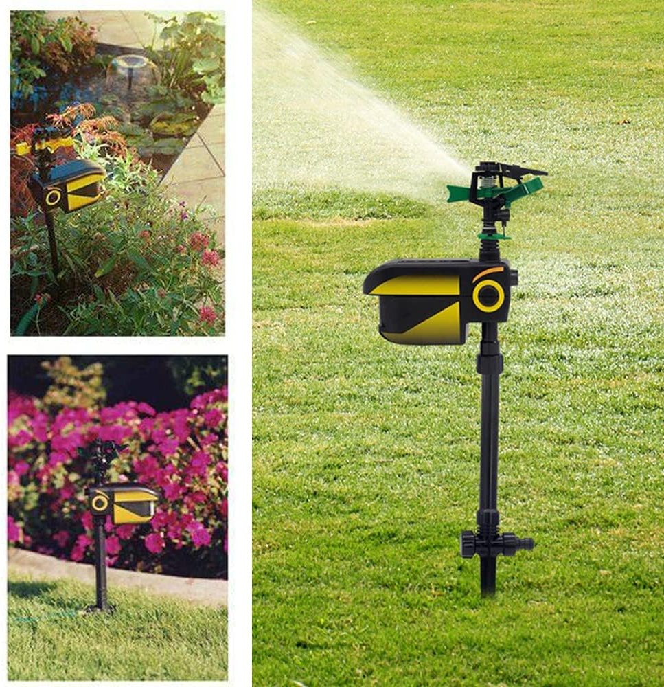 Automatic Motion-Activated Animal Repellent Garden