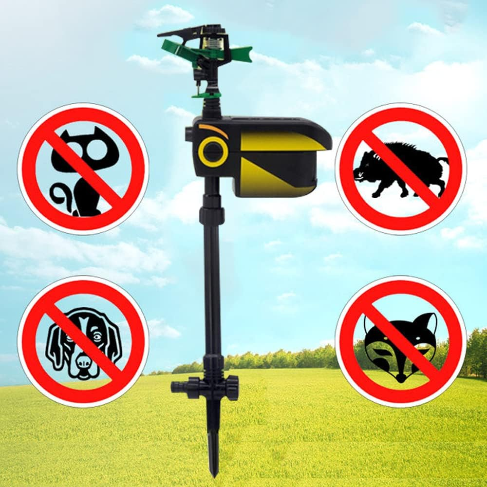Automatic Motion-Activated Animal Repellent Garden