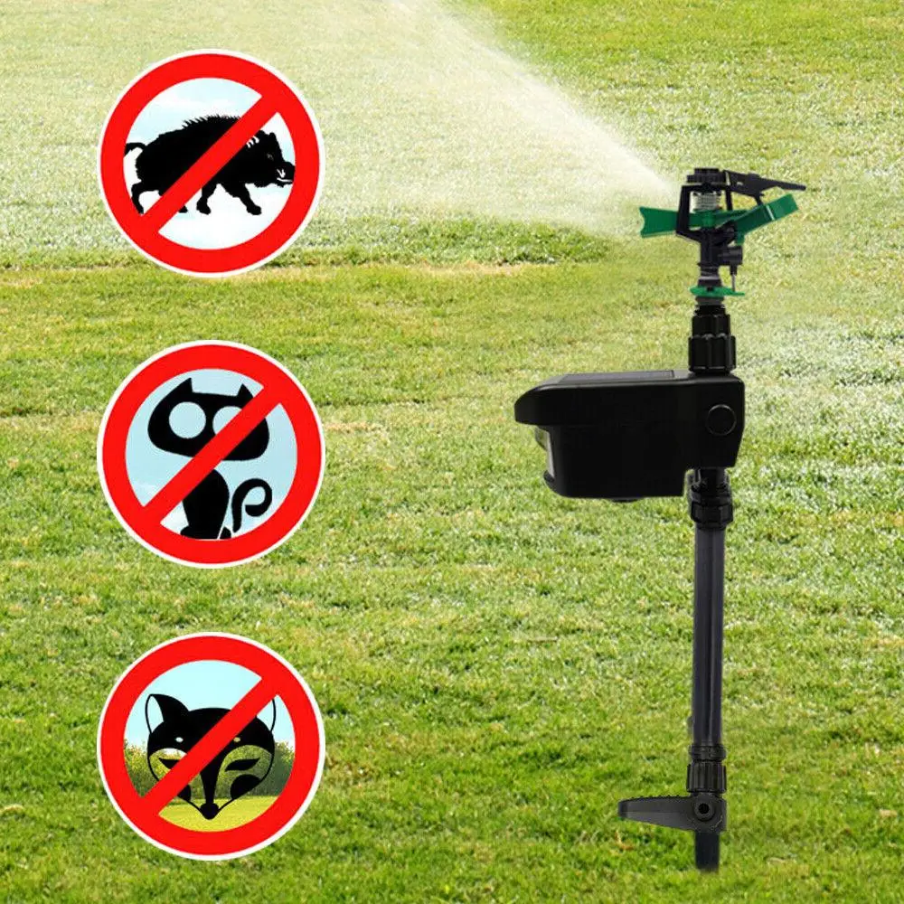 Automatic Motion-Activated Animal Repellent Garden