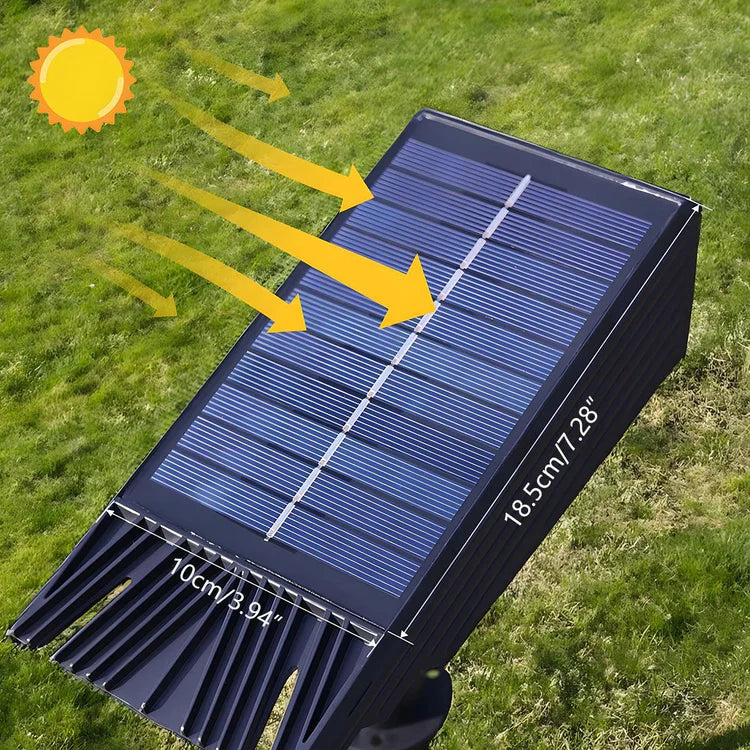 Waterproof LED Solar Multi-zoom Spot Light Landscape