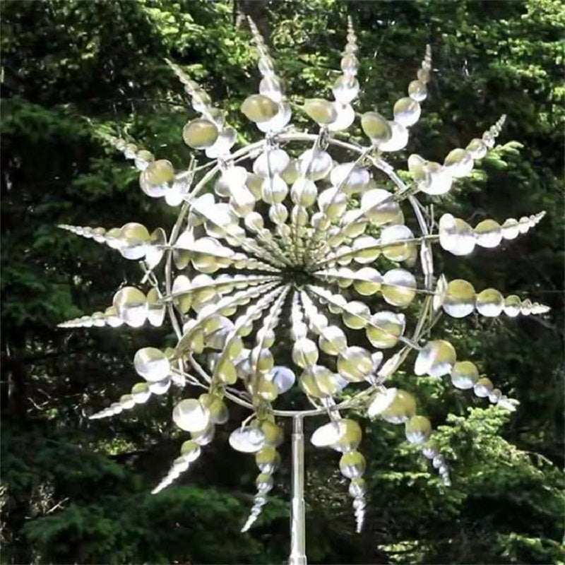 New Anti-Rust Magical Metal Windmill-Kinetic Metal Wind