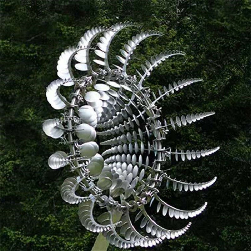 New Anti-Rust Magical Metal Windmill-Kinetic Metal Wind